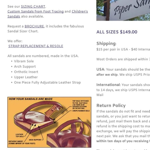 Piper Handmade Leather Sandals - Picture 6 of 6